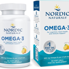 Viên Uống Dầu Cá Nordic Naturals Omega-3 690mg Vị Chanh – Hộp 60 Viên
