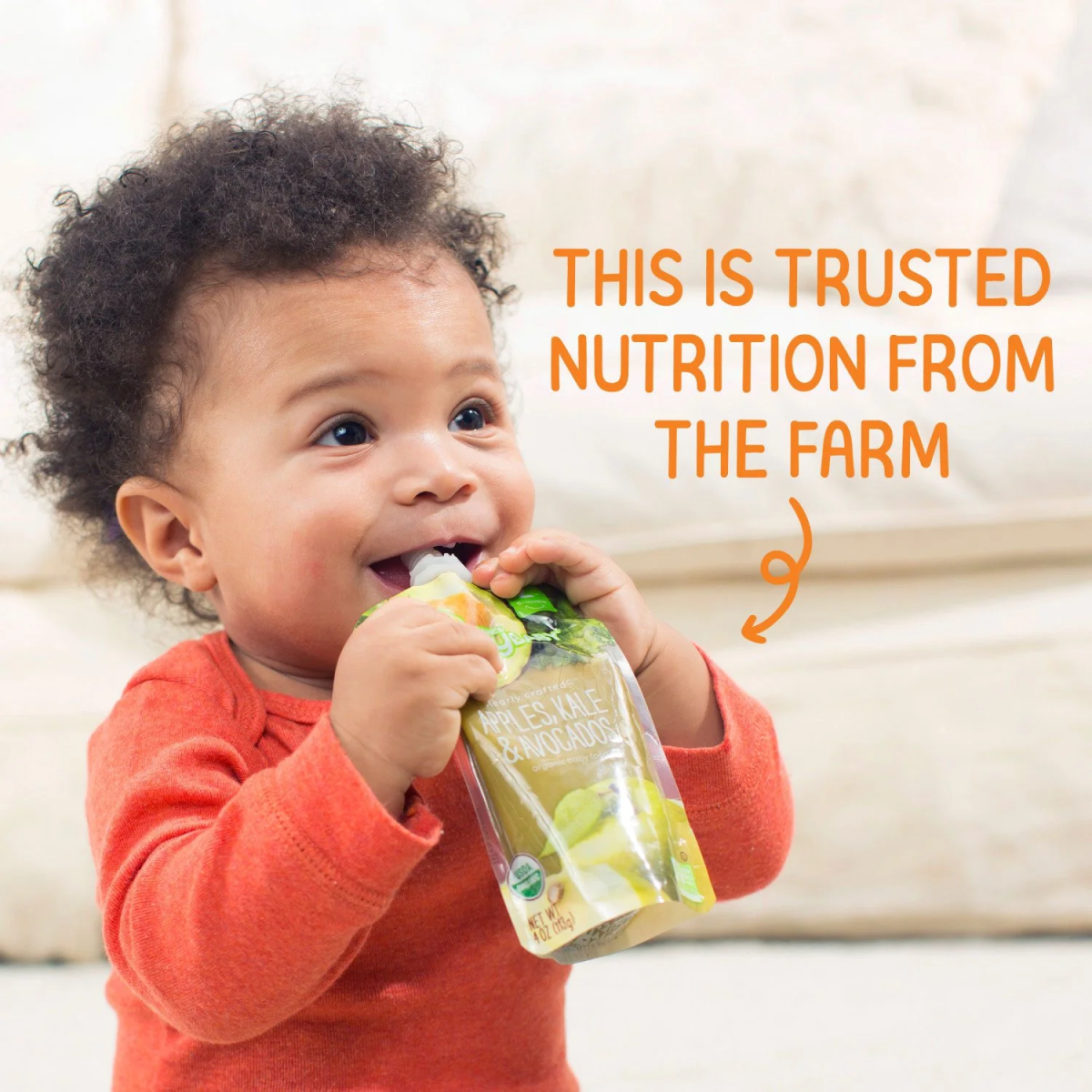 HappyBABY Organics Clearly Crafted Fruit & Veggie Pouches, Variety Pack, 12 ct., 4 oz.