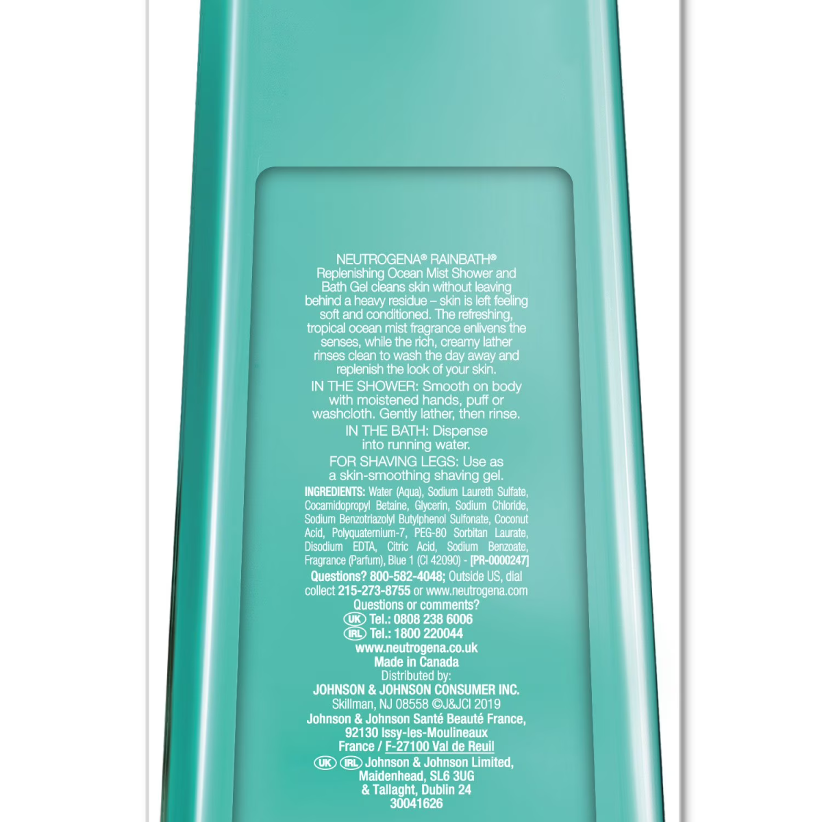 Sữa Tắm Neutrogena Rainbath Replenishing Shower & Bath Gel Ocean Mist – Chai 40 fl oz