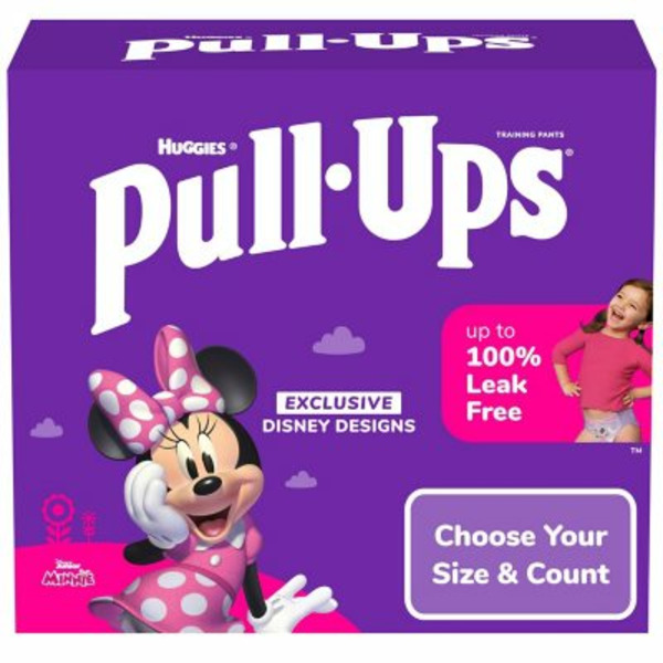 Pull-Ups Girls' Potty Training Pants, 3T-4T (32-40 lbs) 116 ct