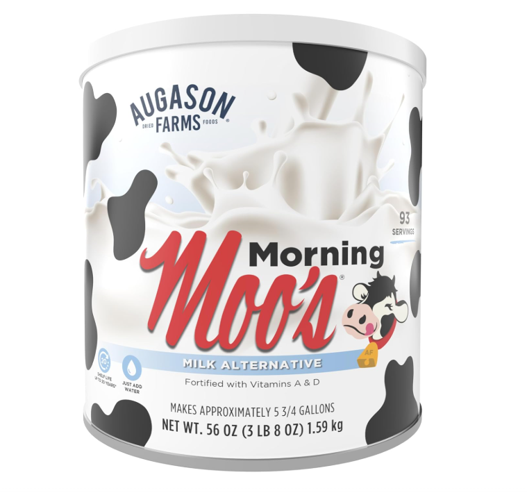 Sữa Bột Morning Moo's Milk Alternative Augason Farms – Lon 56 Oz