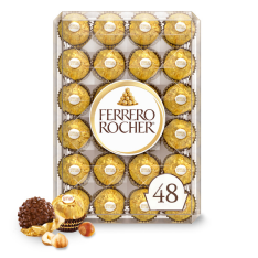 Kẹo Socola Ferrero Rocher Premium Milk Chocolate Hazelnut - Hộp 48 Viên