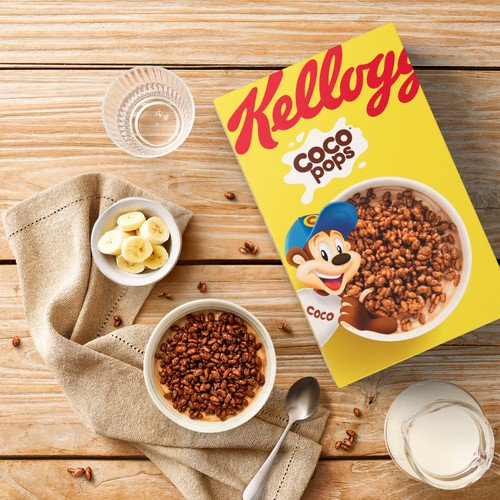 Ngũ Cốc Socola Kellogg's Coco Pops Chocolate Breakfast Cereal – Bộ 3 Hộp x 650g