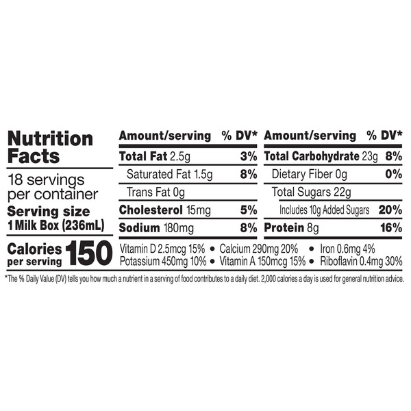 Sữa Socola Ít Béo Tiệt Trùng Horizon Organic 1% Lowfat Chocolate Milk – Hộp 8 fl Oz x 18 Hộp