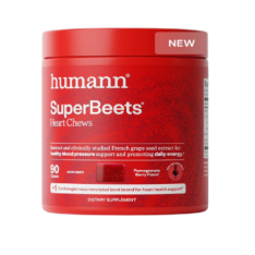 Kẹo Nhai Hỗ Trợ Tim Mạch HumanN SuperBeets Heart Chews – Hộp 90 Viên