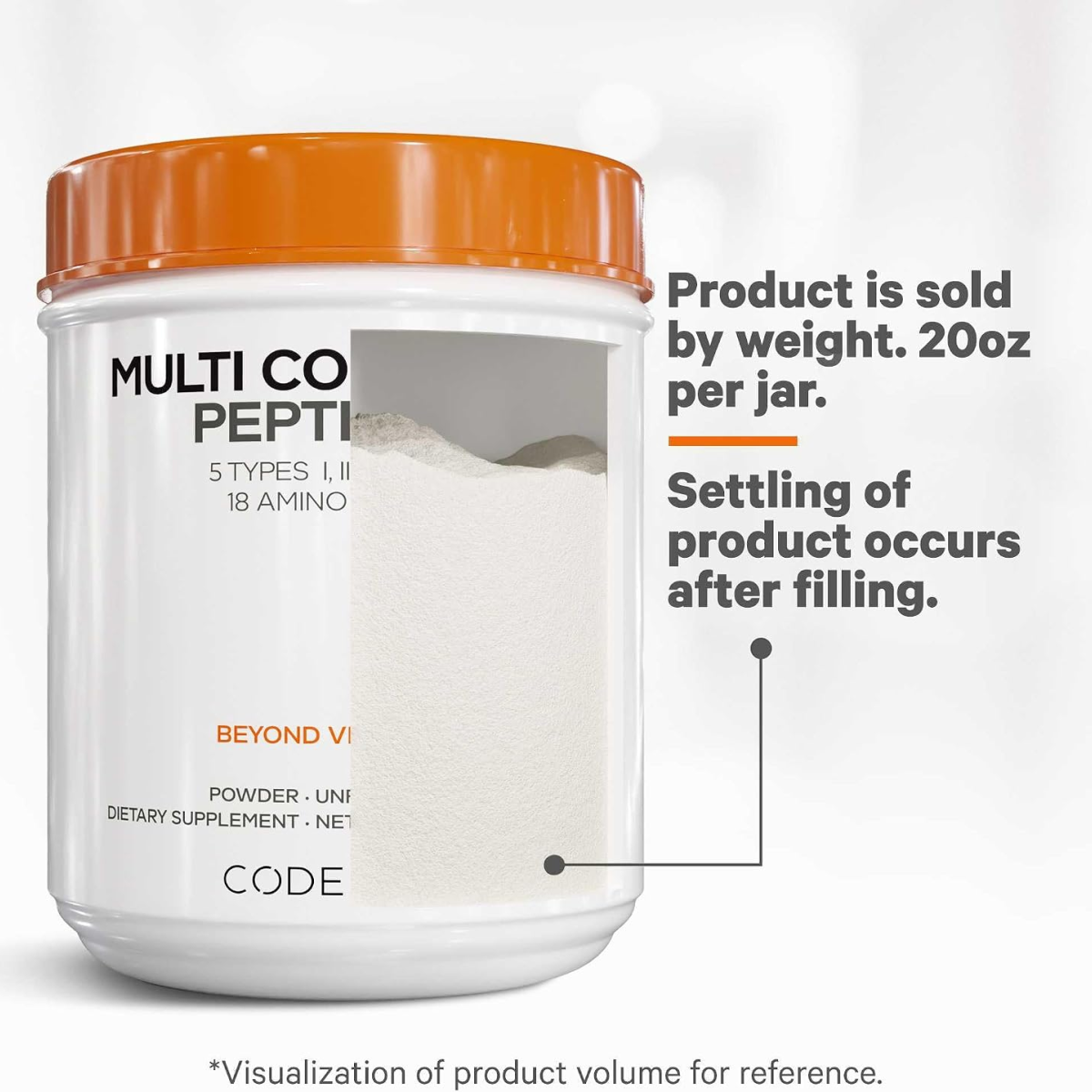 Bột Codeage Multi Collagen Peptides – Hộp 567g