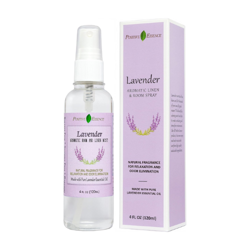 Xịt Thơm Tinh Dầu Oải Hương Positive Essence Lavender Room & Pillow Spray – Chai 120 ml