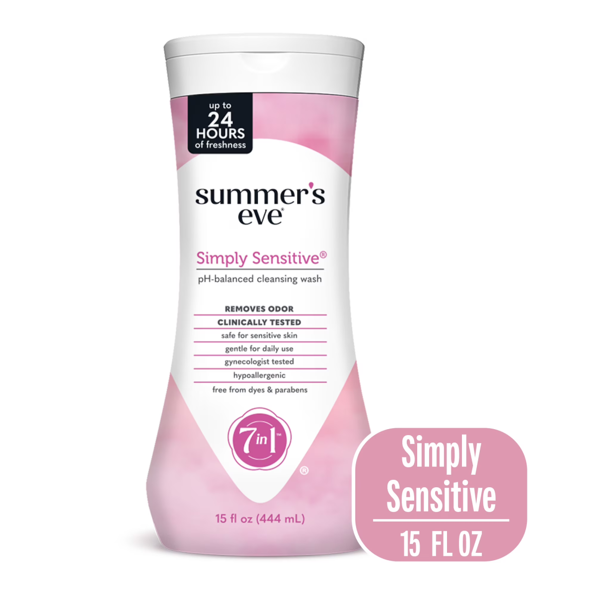 Dung Dịch Vệ Sinh Phụ Nữ Summer’s Eve Simply Sensitive Daily Feminine Wash Dành Cho Da Nhạy Cảm – Chai 444ml