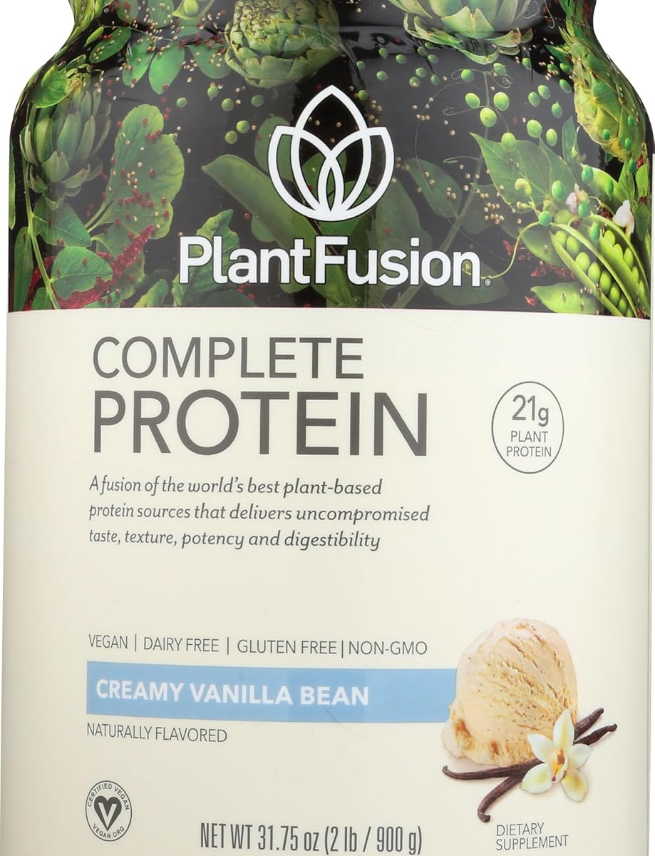 Bột Protein Thực Vật PlantFusion Complete Protein Creamy Vanilla Bean – Hộp 900g