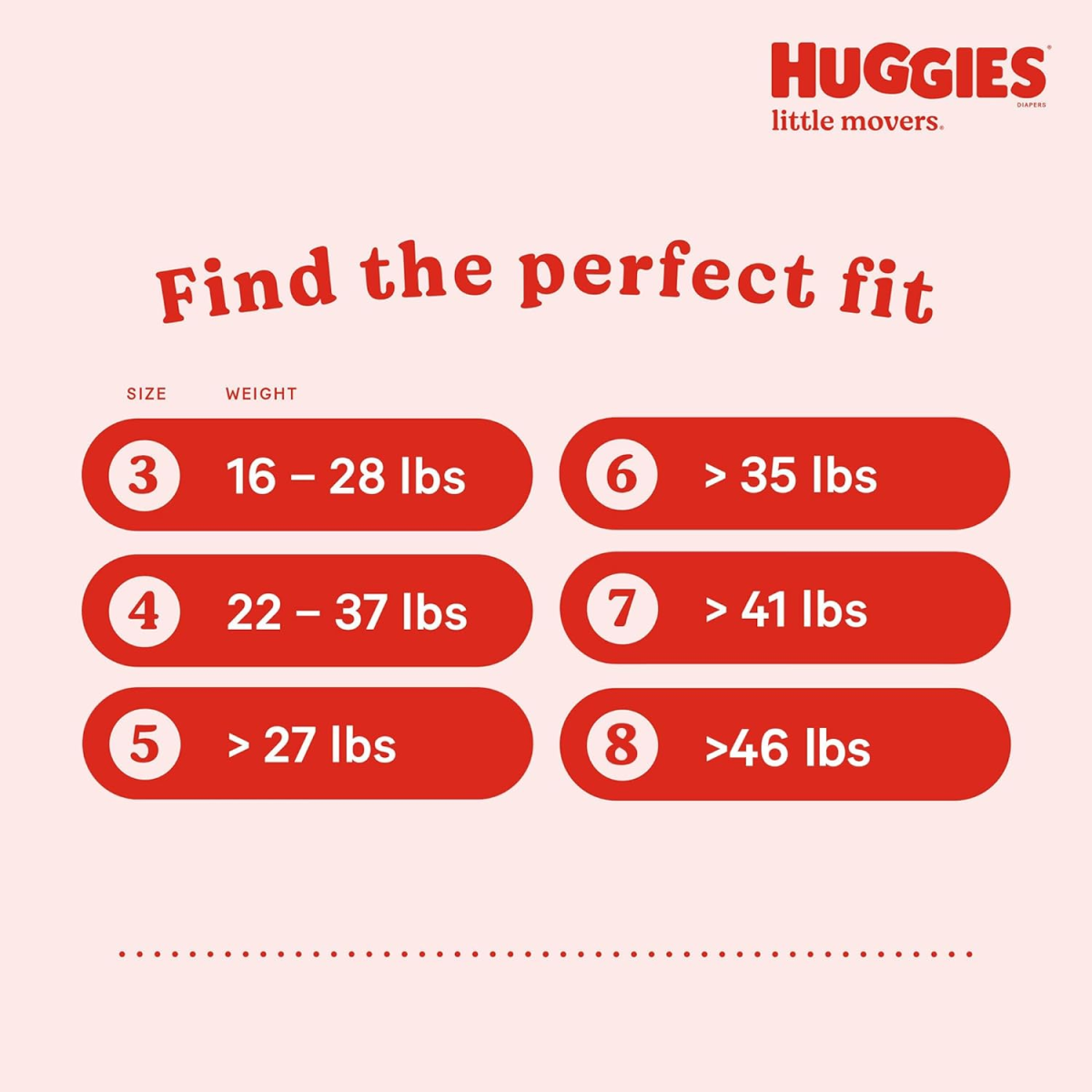 Tã Huggies Little Movers Baby Diapers Sizes 7 Cho Bé 10-17kg - Gói 96 Miếng