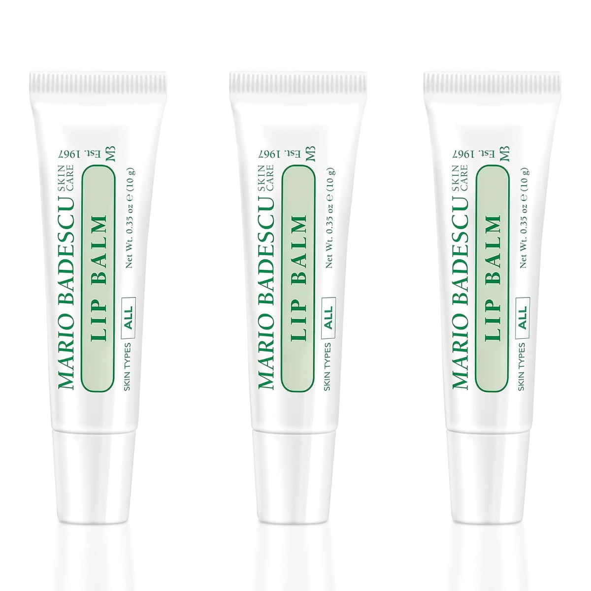 Son Dưỡng Môi Mario Badescu Moisturizing Lip Balm – Set 3 Tuýp x 10g