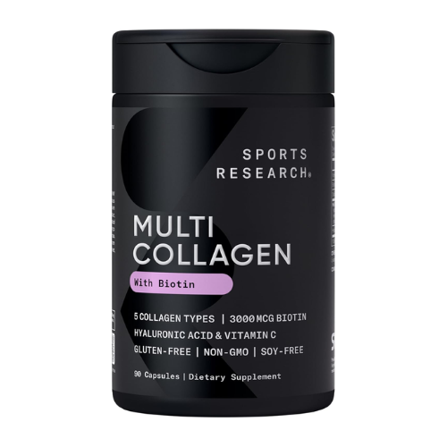 Viên Uống Sports Research Multi Collagen with Biotin – Hộp 90 Viên