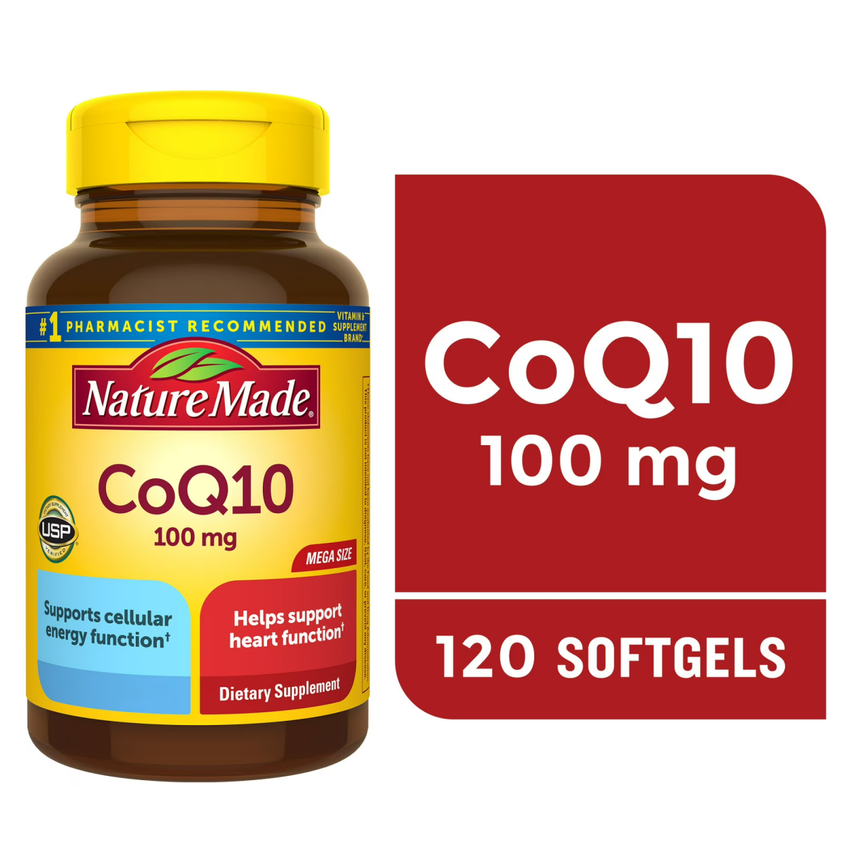 Viên Uống CoQ10 Nature Made CoQ10 100mg – Hộp 120 Viên