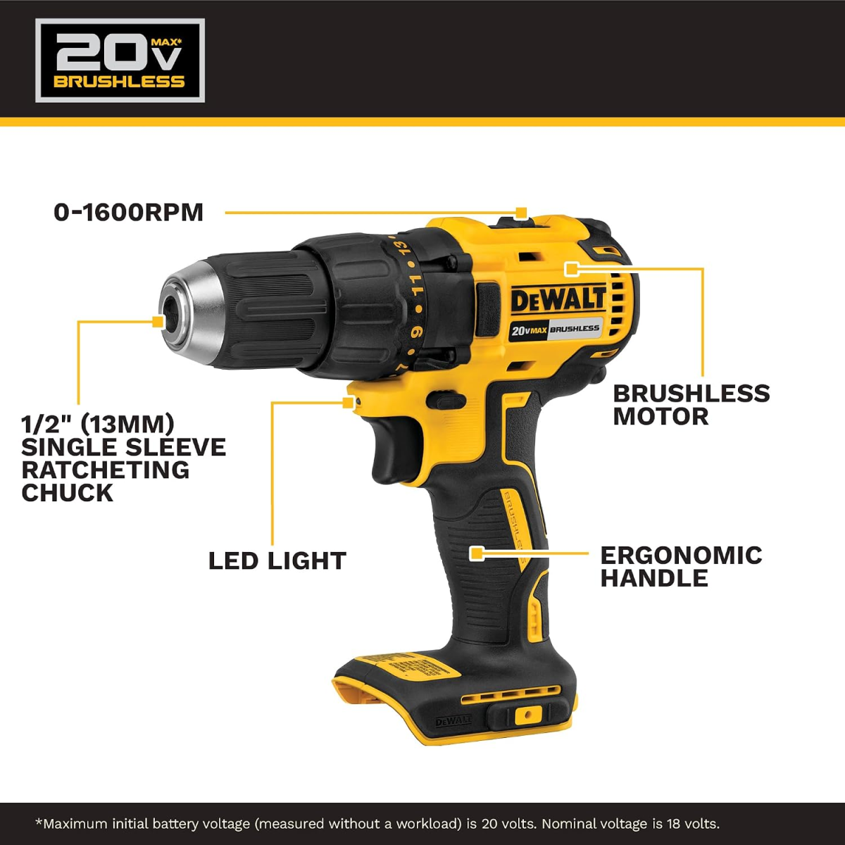 Bộ Máy Khoan & Máy Bắt Vít DEWALT DCK277D2 20V MAX Brushless 2-Tool Combo Kit