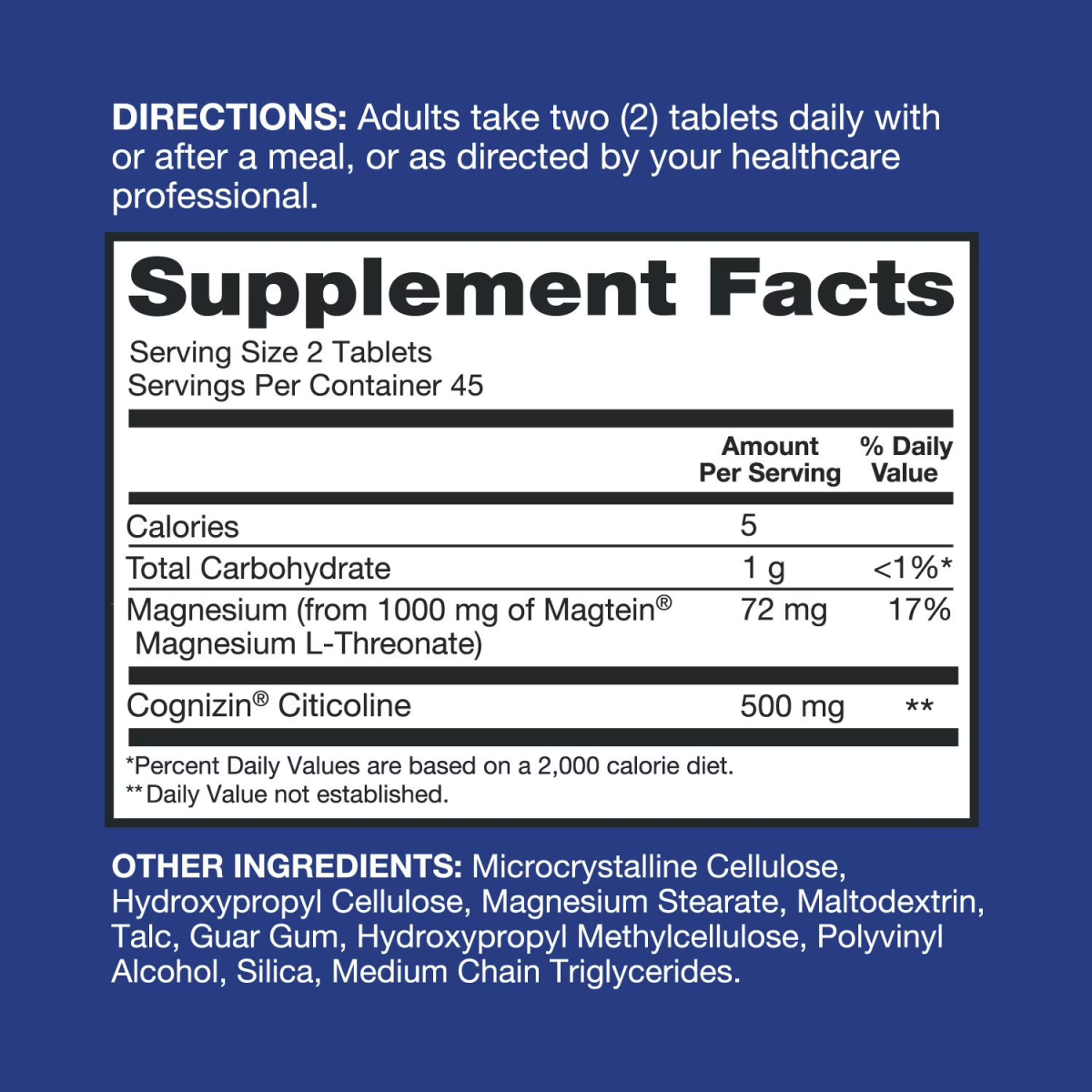 Viên Uống Hỗ Trợ Não Bộ Qunol Brain Health Magnesium L-Threonate – Hộp 90 Viên
