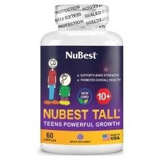 Viên Uống NuBest Tall 10+ Hỗ Trợ Phát Triển Chiều Cao - Hộp 60 Viên