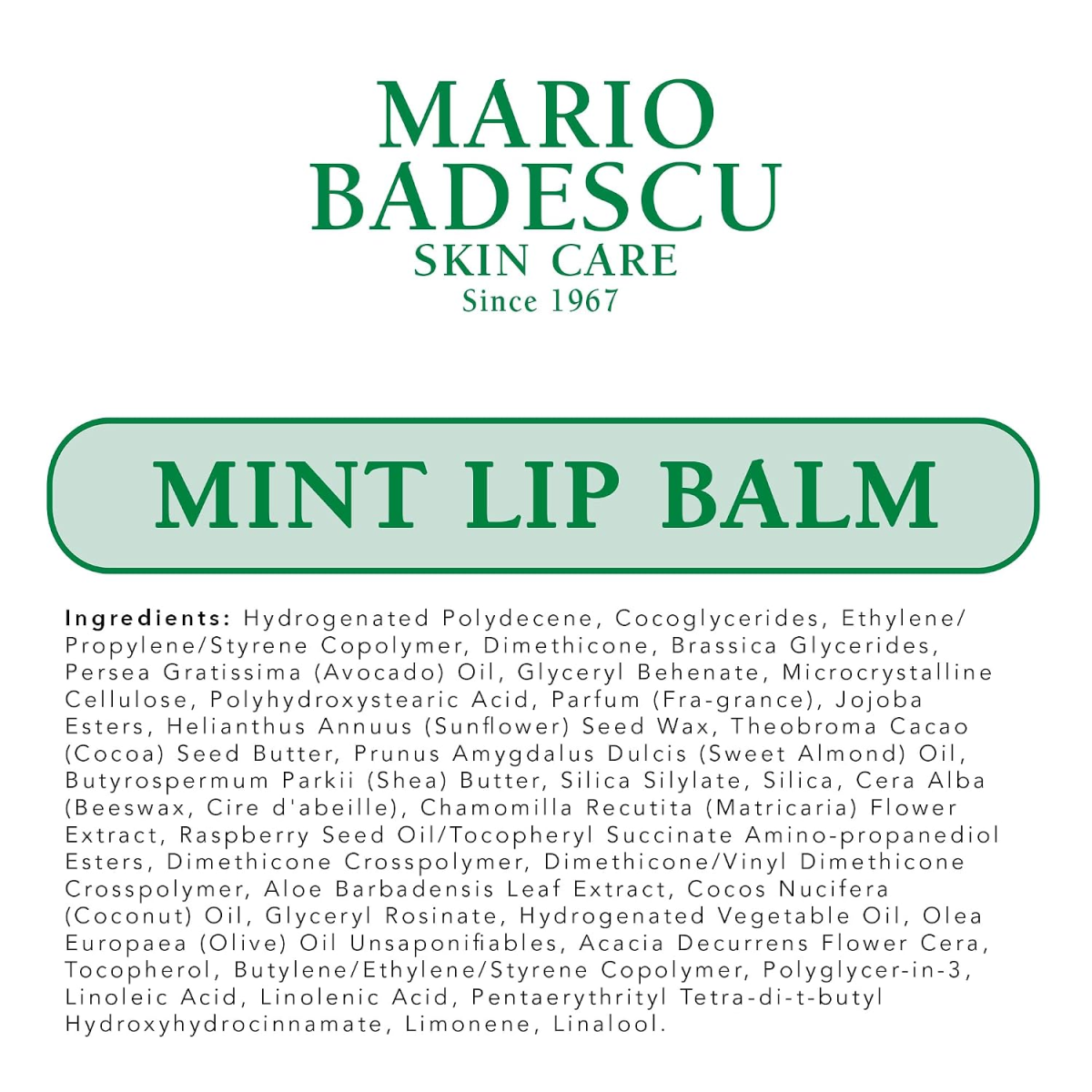 Son Dưỡng Môi 3 Hương Mario Badescu Moisturizing Lip Balm Original, Rose & Mint – Set 3 Tuýp x 10g