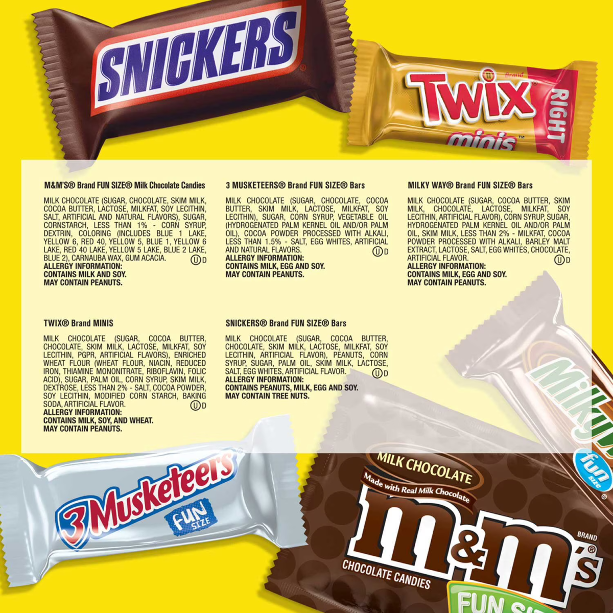 Kẹo Socola Tổng Hợp Mars Milk Chocolate Variety Pack – Túi 145 viên