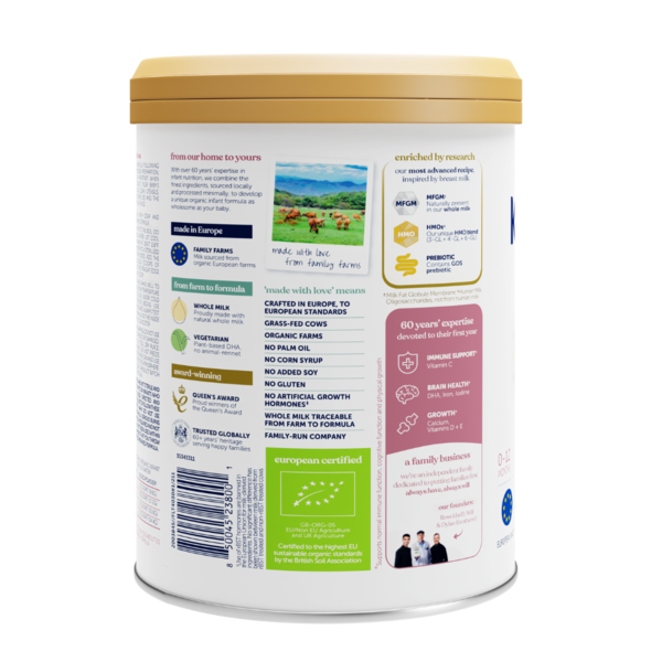 Sữa Bột Kendamil Organic Infant Formula Powder - Lon 28.2OZ