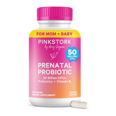 Viên Uống Bổ Sung Probitic Cho Mẹ Bầu Pink Stork Prenatal Probiotic 50 Billion CFU – 30 Viên