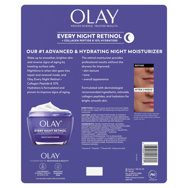 Kem Dưỡng Ẩm Ban Đêm Olay Every Night Retinol – Set 2 Hộp x 48G