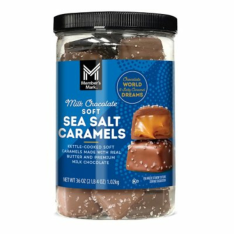 Kẹo Socola Milk Chocolate Sea Salt Caramels Member's Mark - Hộp 1.02kg