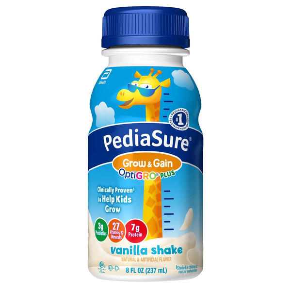 Sữa Dinh Dưỡng Pha Sẵn PediaSure Grow & Gain With OptiGRO Vị Vanilla – Thùng 24 Chai X 237ml