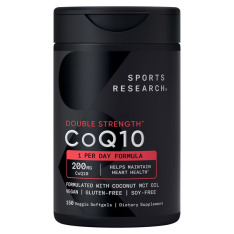 Viên Uống Hỗ Trợ Tim Mạch Sports Research CoQ10 200 mg – Hộp 150 Viên