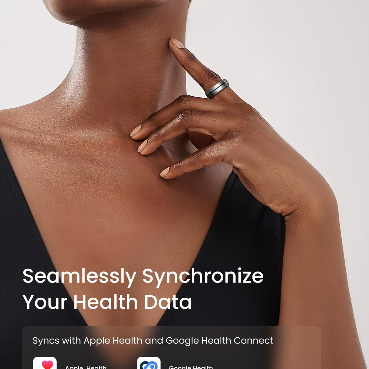 Nhẫn Thông Minh Theo Dõi Sức Khỏe RENPHO Lynx Smart Ring – Size 08