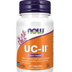 Viên Uống Hỗ Trợ Xương Khớp NOW UC-II Undenatured Type II Collagen – Hộp 60 Viên
