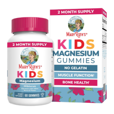 Kẹo Dẻo Bổ Sung Magie Dành Cho Trẻ Em MaryRuth's Kids Magnesium Gummies 50mg – Hộp 60 Viên