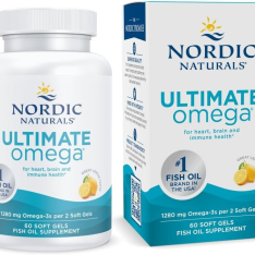 Viên Uống Dầu Cá Nordic Naturals Ultimate Omega 1280mg Vị Chanh – Hộp 60 Viên