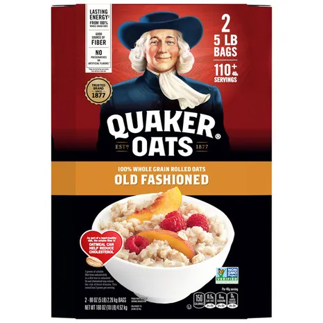 Túi Yến Mạch Quaker Oats Old Fashioned – Túi 5 lb