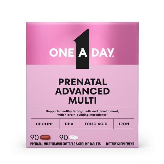 Viên Uống Vitamin Tổng Hợp & Choline One A Day Women’s Prenatal Advanced Vitamins with Choline – Hộp 180 Viên