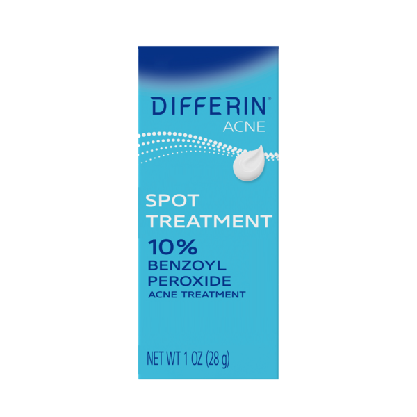 Gel Chấm Trị Mụn Differin Acne Treatment Maximum Strength 10% Benzoyl Peroxide – Tuýp 1 Oz