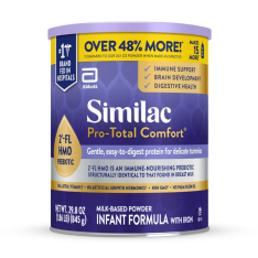 Sữa Bột Công Thức Similac Pro-Total Comfort Non-GMO with HMO Infant Formula with Iron – Lon 845G