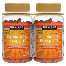 Viên Uống Giảm Đau Hạ Sốt Kirkland Signature Ibuprofen – Set 2 Hộp x 500 Viên