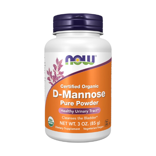 Bột Hỗ Trợ Đường Tiết Niệu & Bàng Quang NOW Foods Organic D-Mannose Pure Powder – Hộp 85G