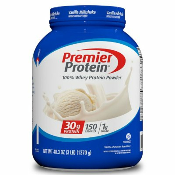 Bột Protein Premier Protein Hương Vanilla Milkshake – Hộp 1370g