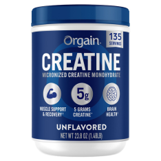 Bột Creatine Orgain Micronized Creatine Monohydrate Unflavored – Hộp 23.8 Oz