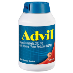 Viên Uống Giảm Đau Hạ Sốt Advil Pain Reliever & Fever Reducer – Hộp 360 Viên