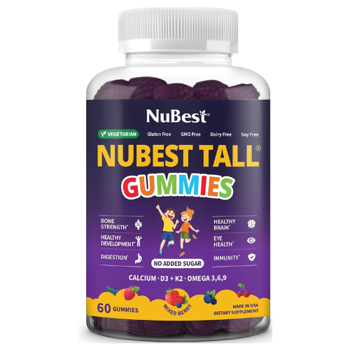 Kẹo Dẻo NuBest Tall Hỗ Trợ Phát Triển Chiều Cao Vị Berry – Hộp 60 Viên