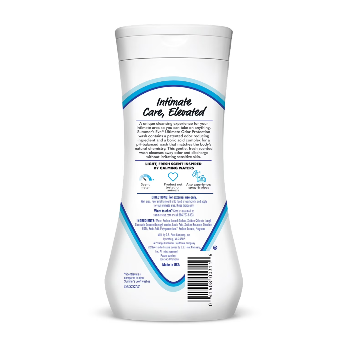 Dung Dịch Vệ Sinh Phụ Nữ Summer’s Eve Ultimate Odor Protection Daily Feminine Wash – Chai 444ml