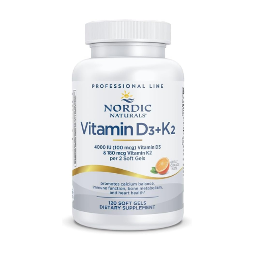Viên Uống Nordic Naturals Pro Vitamin D3 + K2 – 4.000 IU D3 + 180 mcg K2 - Hộp 120 Viên