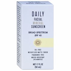 Kem Chống Nắng Khoáng Chất Cho Da Mặt TJ's Daily Facial Mineral Sunscreen SPF 40 – Tuýp 50ml
