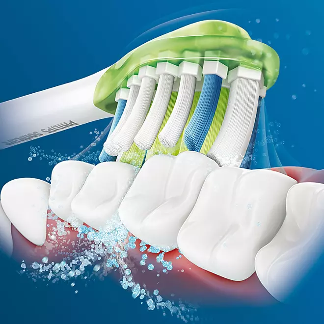 Đầu Bàn Chải Thay Thế Philips Sonicare W3 Premium White - Hộp 8 chiếc