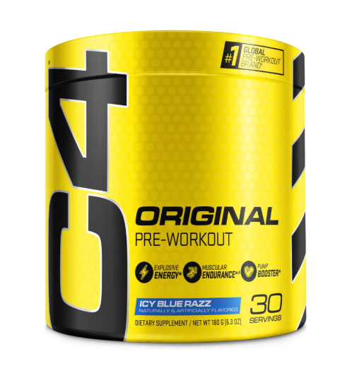 Bột Pre-Workout C4 Original Icy Blue Razz - Hộp 180g