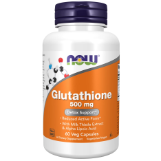 Viên Uống NOW Supplements Glutathione – Hộp 60 Viên