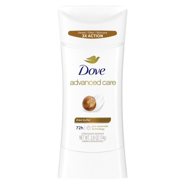 Lăn Khử Mùi Dove Antiperspirant Shea Butter – Hộp 2.6 Oz