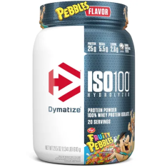 Bột Protein Dymatize ISO100 Hương Fruity Pebbles - Hộp 1.34LB